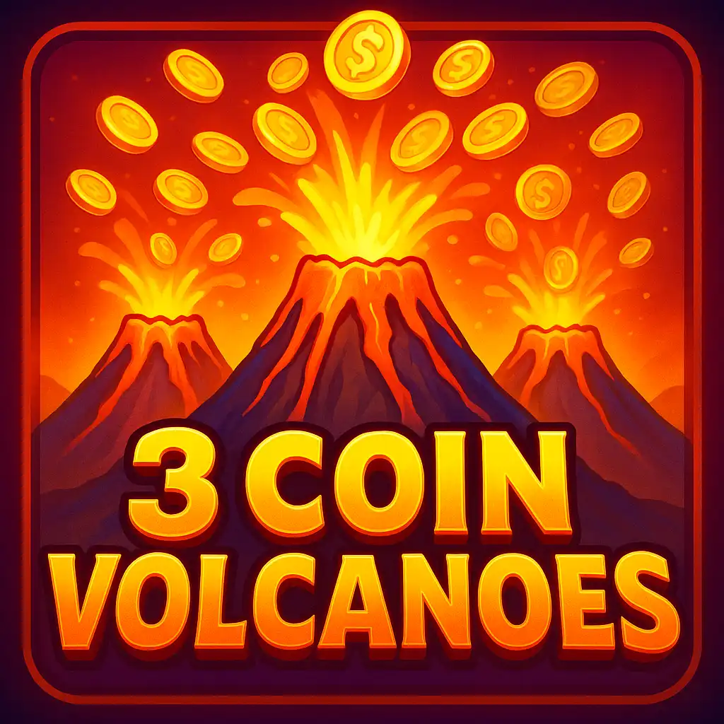 3 Coin Volcanoes slot game at Spartaza